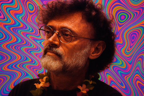 Psychedelic portrait of McKenna