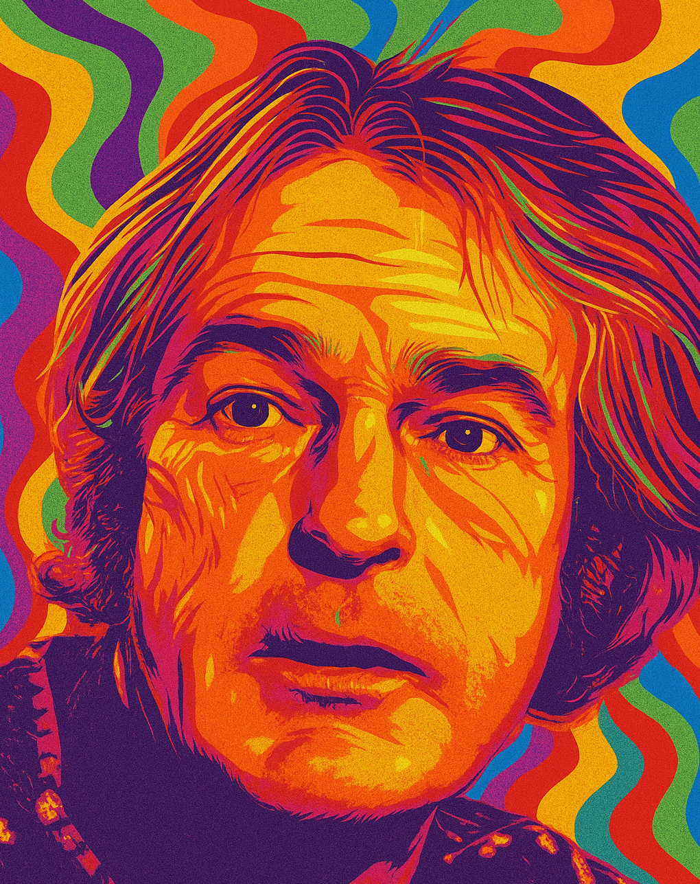 Cartel psicodélico Timothy Leary
